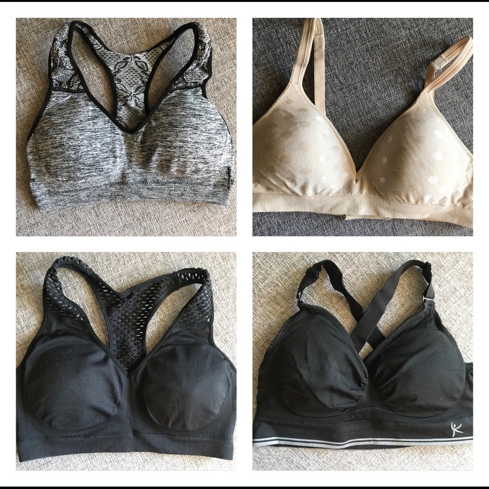 Bras. Lot of 4. Sizes M & S